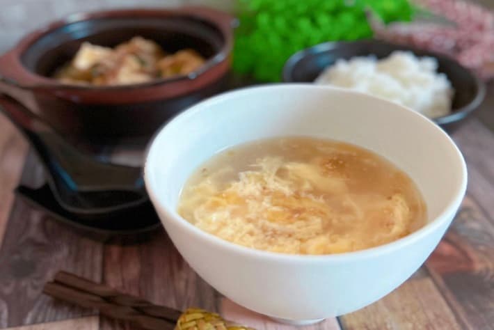 簡単！ふわふわ卵スープ