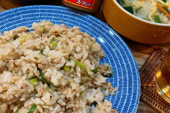 豚ひき肉チャーハン
