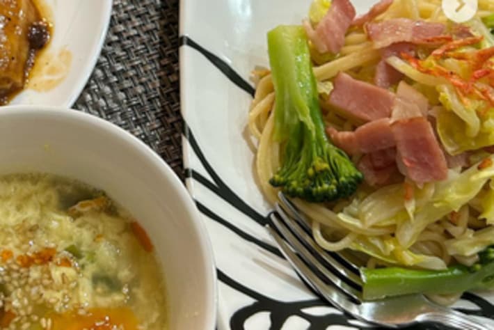 春野菜のパスタ