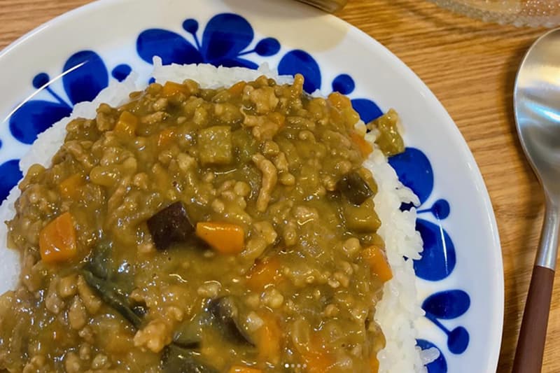 豚ひき肉の野菜たっぷりカレー