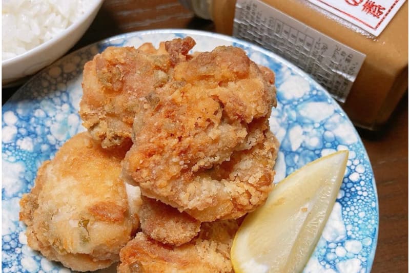 鶏もも肉の大葉唐揚げ