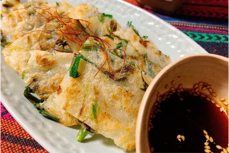 海鮮ニラチヂミ